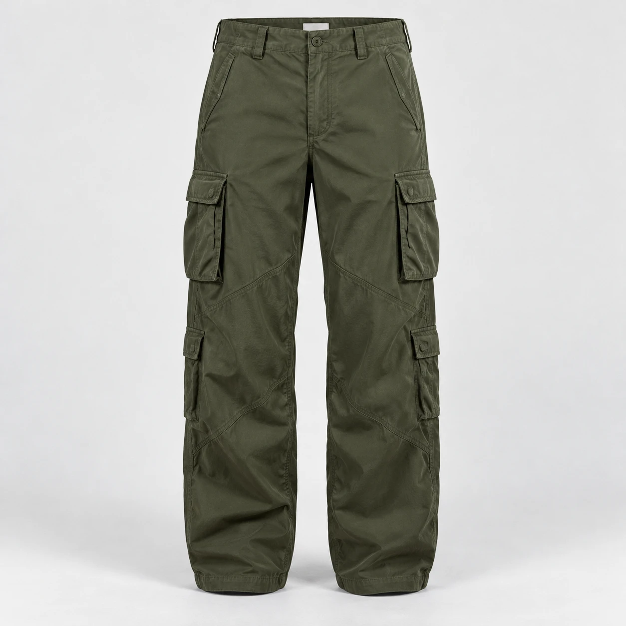 Recon Cargo Parachute Pants in Dark Olive